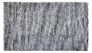LineaDue PUNTO - Kúpeľňový koberček strieborná sivá Rozmer: 70x120 cm