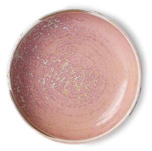 Hlboký porcelánový tanier Rustic Pink 19 cm