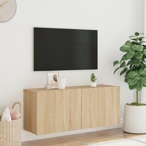 TV skrinka nástenná dub sonoma 100x30x41 cm