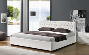 Manželská posteľ s roštom Dorlen 2 New 160x200 cm - biela