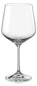 BOHEMIA SANDRA POHÁR NA BURGUNDY 570ML SADA 6KS
