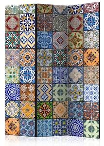 Paraván - Farebná mozaika