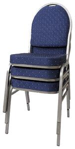 Konferenčná stolička Jeff 3 New - modrá / sivá