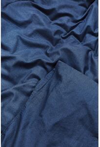 Námoríckymodré bavlnené obliečky na jednolôžko Selection, 140 x 200 cm