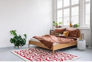 Krémovo-červený koberec Selection Morra, 120 x 180 cm