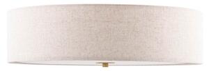 Stropné Lampa Globen Lighting, Béžová, Obývacia izba, Tkanina / Textil