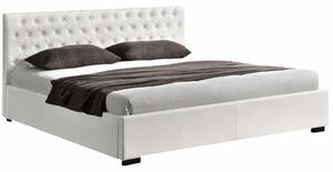 Manželská posteľ s roštom Dorlen 2 New 180x200 cm - biela