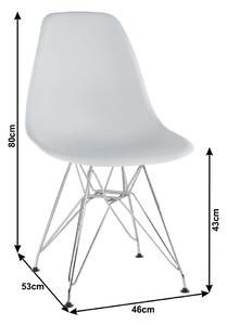 Jedálenská stolička Anisa 2 New - biela