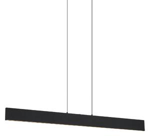 Moderné závesné svietidlo čierne vrátane LED 3-stupňové stmievateľné Easylift - Straight
