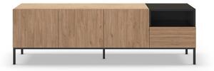 TV stolík v prírodnej farbe 180x55 cm Cailin – Marckeric
