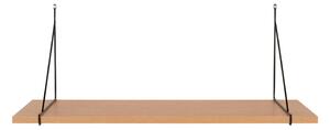 Polica v dekore jaseňa v prírodnej farbe 80 cm Chiba – House Nordic