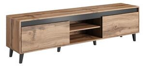 HALMAR TV stolík NORD 2 170 cm dub wotan/antracitový