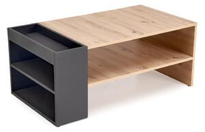 HALMAR Konferenčný stolík MURCIA 100 cm dub artisan/čierny