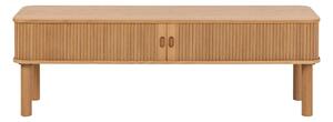TV stolík v dekore duba v prírodnej farbe 140x45 cm Langley – Actona