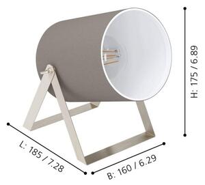 Eglo 99104 - Stolná lampa VILLABATE 1xE27/25W/230V
