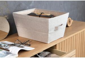 Béžový úložný koš Bigso Box of Sweden Tap, 30 x 22 cm