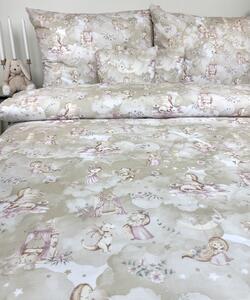 Obliečky Na Vlásku 140x200 / 70x90 cm – 100% bavlna, rozprávkový motív princezien, zips