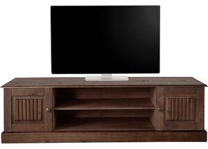 Hnedý TV stolík z borovicového dreva 45x40 cm Mille – Støraa