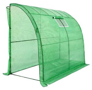 Ak furniture Nástenný záhradný fóliovník GOOLDIE 100x200x210 cm zelený