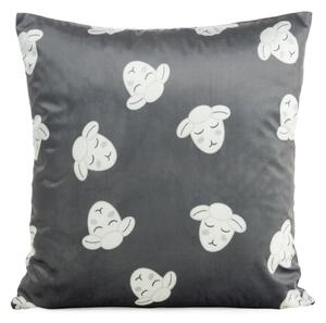 DETSKÁ DEKORAČNÁ OBLIEČKA NA VANKÚŠ KIDS 1C 45X45 CM SIVÁ
