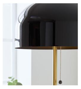 Čierna stojacia lampa Markslöjd Blanca, výška 143 cm
