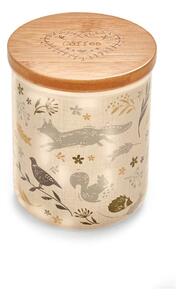 Keramická dóza na kávu s bambusovým vekom Cooksmart ® Woodland, 500 ml