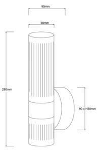 LED nástenné svietidlo AMBIENTE LED/6W/230V 3000/4000/6000K zlaté