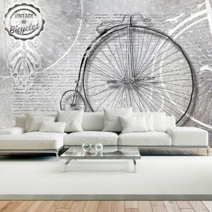 Fototapeta - Klasické bicykle - čiernobiele + zadarmo lepidlo - 200x140