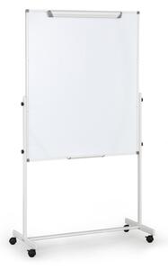 Mobilná tabuľa, flipchart, kombinovaný povrch, 1200 x 1000 mm