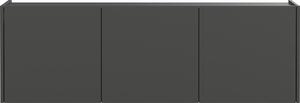 Antracitový TV stolík 138x45 cm Piana – Germania
