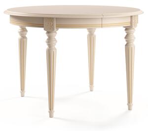 TARANKO Verona T-O rustikálny rozkladací jedálenský stôl biela