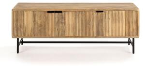 TV stolík z mangového dreva v prírodnej farbe 145x50x40 cm Mundra – MOME