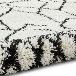 Čierno-biely koberec Think Rugs Scandi Berber, 120 x 170 cm