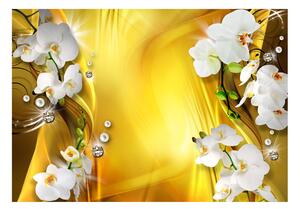 Fototapeta - Orchidea ve zlate + zadarmo lepidlo - 200x140 + zadarmo lepidlo - 200x140