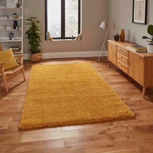 Horčicovožltý koberec Think Rugs Sierra, 80 x 150 cm