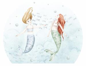 Nálepka s morskými pannami