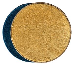 Vopi koberce Kusový koberec Eton Exklusive žltý kruh - 400x400 (priemer) kruh cm