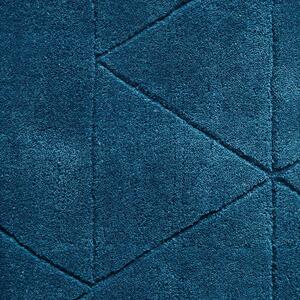Modrý vlnený koberec Think Rugs Kasbah, 120 x 170 cm