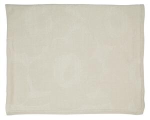 Marimekko Bavlnená deka Unikko 130x170, úplet / biela