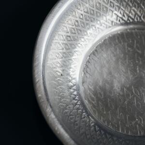 Kovová tácka Tura Antique Silver 12 cm
