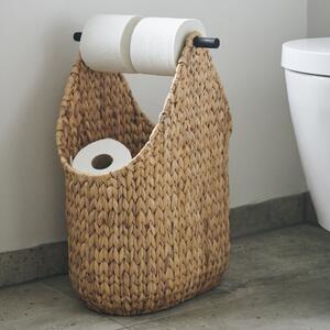 Kôš s držiakom na toaletný papier Natural
