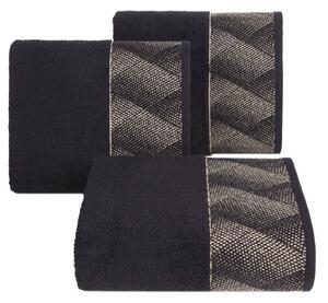 BAVLNENÝ UTERÁK LIMITED COLLECTION VICTORIA12 50X90 CM ČIERNA