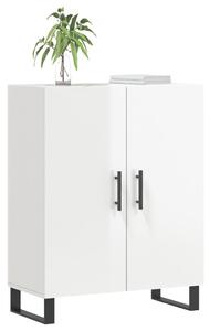 Komoda lesklá biela 69,5x34x90 cm spracované drevo