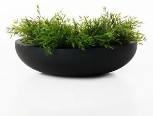 Okrasná miska PLANA, sklolaminát, 9xØ34 cm, antracit