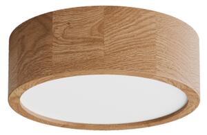 Kúpeľňové stropné svietidlo so senzorom CLEO 2xE27/24W/230V pr. 27,5 cm IP54 dub