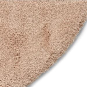 Svetlohnedý koberec Think Rugs Teddy, ⌀ 120 cm