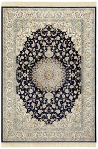 Nouristan - Hanse Home koberce Kusový koberec Naveh 104378 darkblue / Cream - 160x230 cm