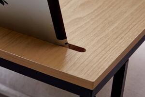 Dizajnový odkladací stolík Sweden 43 cm dub
