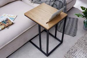 Dizajnový odkladací stolík Sweden 43 cm dub