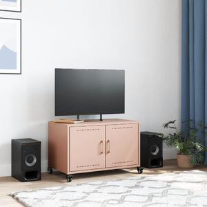 TV skrinka ružová 68x39x43,5 cm oceľ